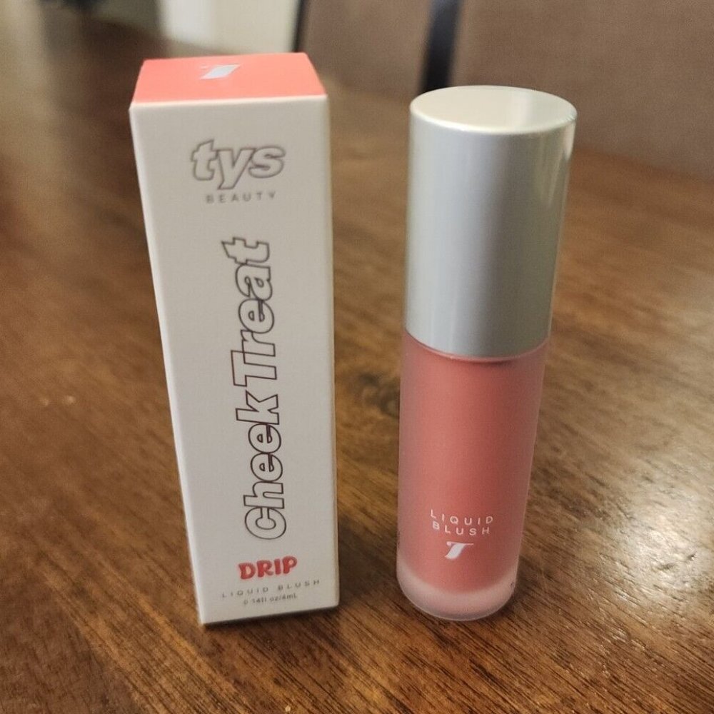 TYS Beauty* Cheek Treat* Liquid Blush - DRIP (Pink) New In Box 4ml